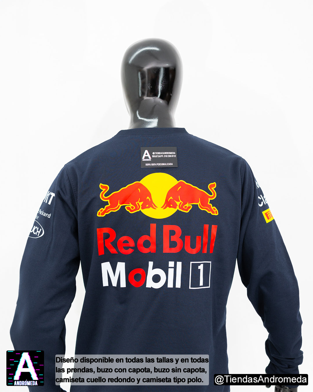 Buzo cuello redondo Red Bull F1