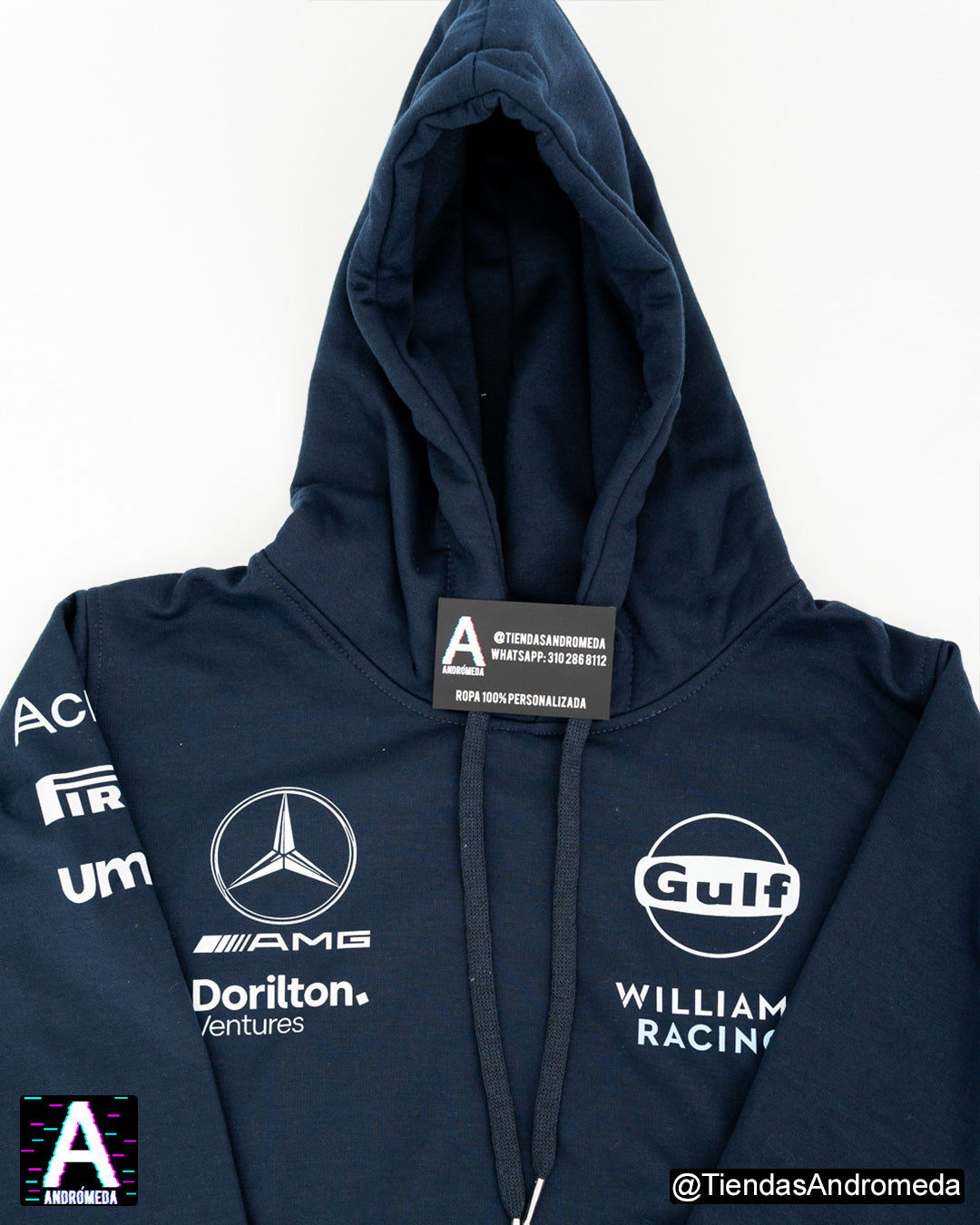 Buzo con capota Williams F1